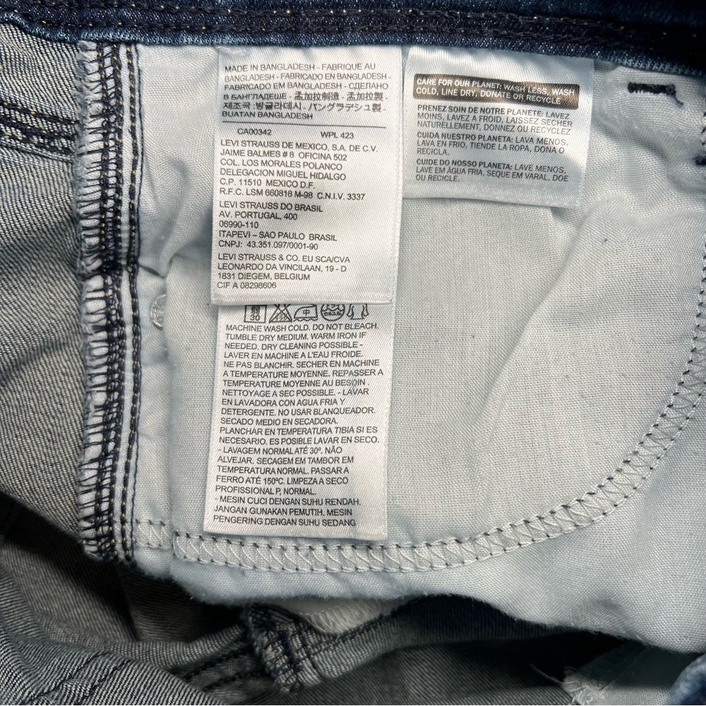 Levi's Blue Jean Shorts for Women - Picture 8 of 10